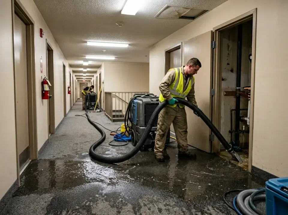 multi-unit-apartment-hallway-f-005 — frequently asked questions, Emergency Burst Pipe Water Extraction & Removal in Ross, OH